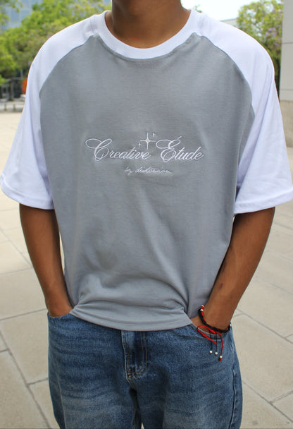 Polera Creative Etude Duo Gris