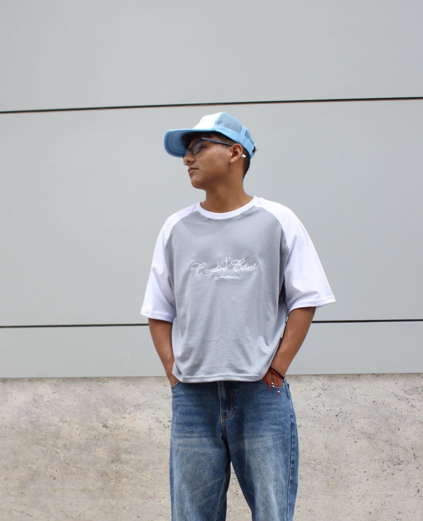 Polera Creative Etude Duo Gris