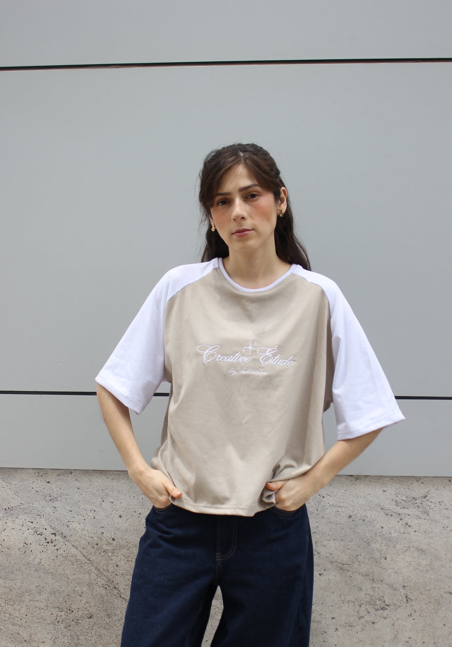 Polera Creative Etude Duo Beige
