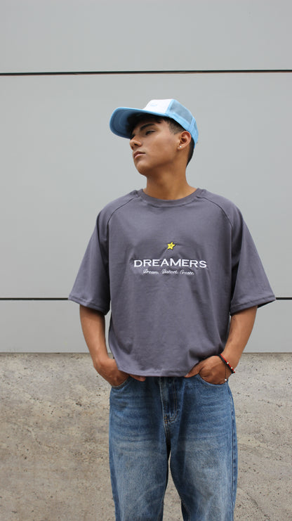 Polera Boxy Dreamers Ebano