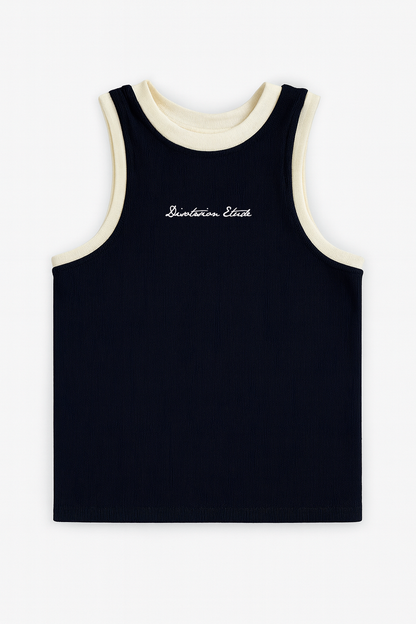 Tank Top Navy Cream